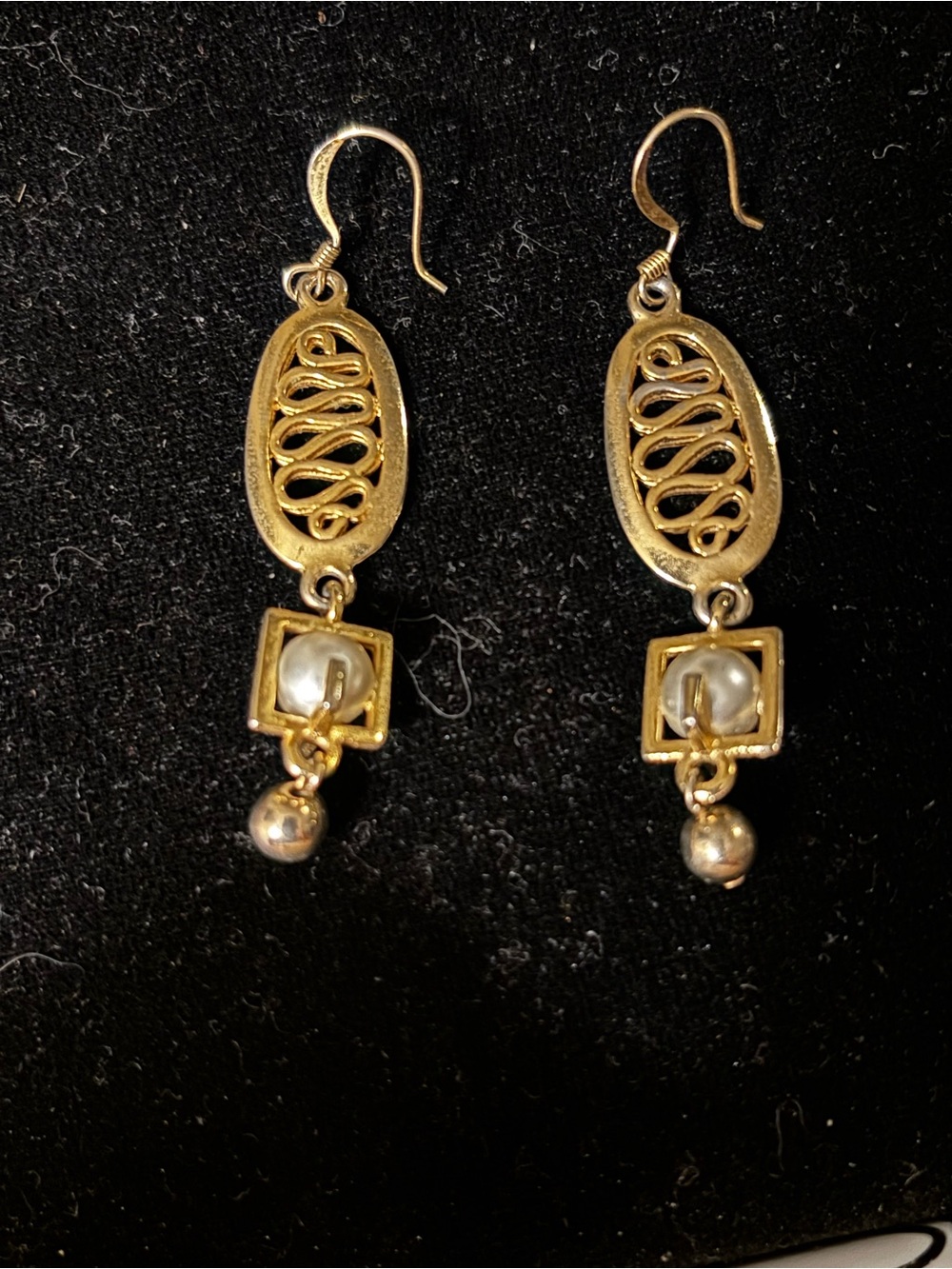 Geometric Upcycled Earrings
